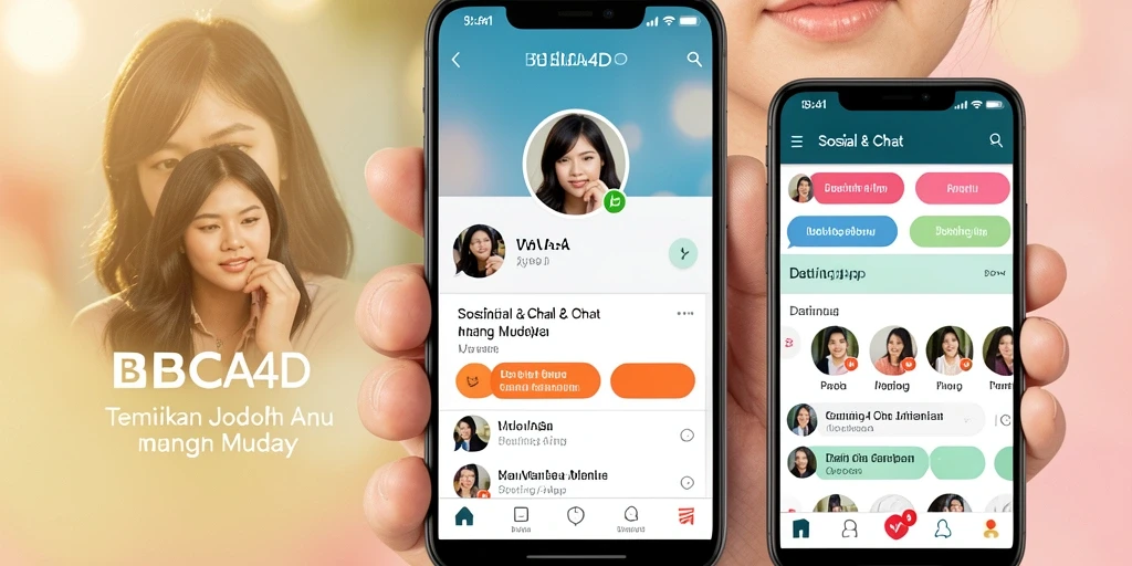 Antarmuka utama BBCA4D mempermudah pengguna menjalani pengalaman dating yang menyenangkan.