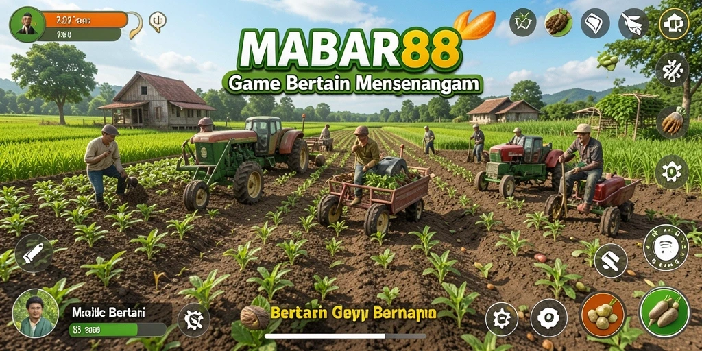 Antarmuka MABAR88 yang menarik dan interaktif untuk bertani.
