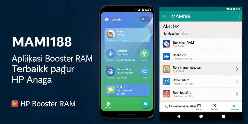 Antarmuka MAMI188 yang memudahkan pengelolaan RAM.